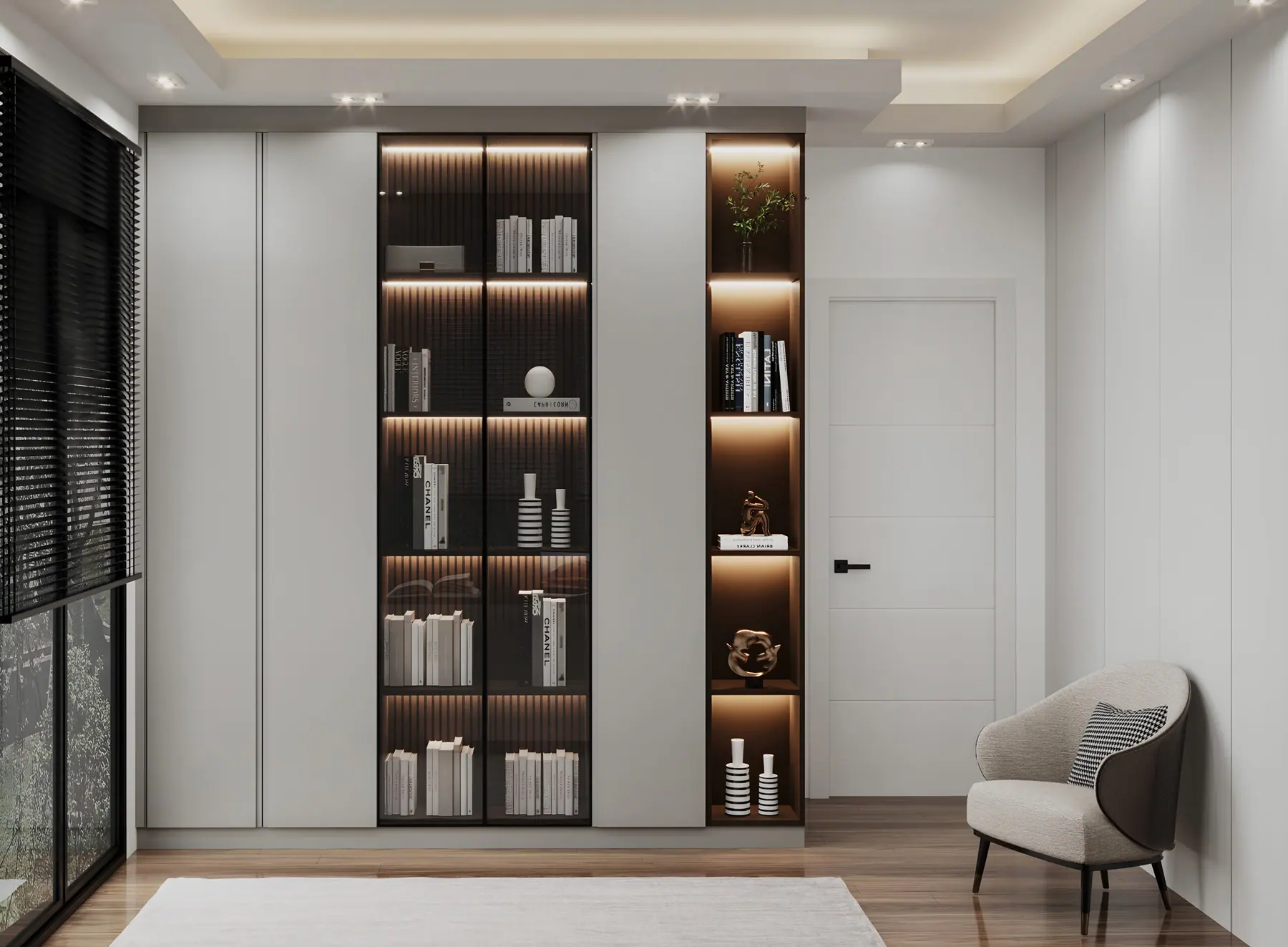 Villa projesinde mutfak görünümü